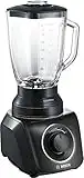 Bosch MMB42G0B Standmixer SilentMixx 700 W, ThermoSafe Glas, Edelstahl-Messer, schwarz