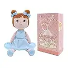 Conzy Baby Dolls Gifts for Girls 17 inch Plush Stuffed Doll Toy Doll Soft Ragdoll for Infant Toddler wtih Gift Bag (Blue)