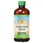 Lily Of The Desert Aloe Vera Juice - Whole Leaf Filtered Aloe Vera Drink, Non-GMO Aloe Juice with Natural Digestive Enzymes for Gut Health, Stomach Relief, Wellness, Glowing Skin, 32 Fl Oz