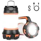 flintronic Rechargeable Camping Lantern, Superbright 1000 Lumen Camping Light, 6 Mode LED Torch Outdoor Searchlight Tent Light, Waterproof Emergency Light with 3600mAh Power Bank for Hiking, Fishing