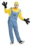 Disguise Deluxe Minion Costume for Adults, Multicolored, M (38-40)