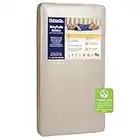 Kolcraft BabyPedic Bubbie Extra Firm 80 Coil Waterproof Baby Crib Mattress and Toddler Mattress Greenguard Air Quality Certified (Amazon Exclusive) - Made in USA, 52"x28"