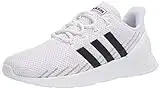 adidas mens Questar Flow Nxt Running Shoe, White/Black/Grey, 9.5 US