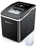 Dreamiracle Ice Maker Machine Countertop, 26 lbs in 24 Hours, Self-cleaning Ice Maker Countertop, 9 Cubes Ready in 8 Mins, Electric Ice Maker with Ice Scoop and Basket Home/Kitchen/Office