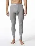 Stanfield's Men's Premium Cotton Rib Thermal Long Johns Underwear, Grey Heather, Medium