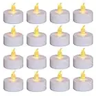 Nancia 100PACK Flameless LED Tea Lights Candles, Realistic and Bright Flickering Long Lasting 200Hours Battery-Powered, Ideal Party, Wedding, Birthday, Gifts Home Decoration Warm Yellow