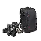 Manfrotto PRO Light Flexloader L, Zaino Fotografico Professionale per Fotocamere, Tasca Espandibile per Stabilizzatore Gimbal a 3 Assi, Punti Attacco Treppiede Multipli, Divisori Intercambiabili, Nero