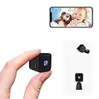 Mini Spy Hidden Cameras For Home Security 4K HD Wide Angle Wireless WiFi Small Nanny Cam Indoor Surveillance Cameras With APP/Motion Detection/Night Vision