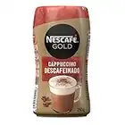 NESCAFÉ GOLD CAPPUCCINO DESCAFEINADO, cremoso café soluble con leche desnatada, Bote 250 g, 250 gramo, 1