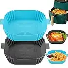 Silikon Backform für Heißluftfritteuse-Backpapier Für Heißluftfritteuse Zuschnitte,Silikonform Für Heißluftfritteuse Airfryer Zubehör Silikonbackformen Air Fryer Silikon Accessories Silikoneinsatz