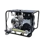 HPDMC Oil-free Hookah Dive System, 110V Electronic Compressor with 1x50 FT Hose & 1xRegulator / Respirator, SCU80E (1100W)