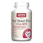 Jarrow Formulas Red Yeast Rice 1200 mg + Co-Q10 100 mg Per Serving - 120 Veggie Caps - 60 Servings - Herbal Heart Health Dietary Supplement - Supports Cardiovascular Health - Vegan