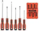 BLACK+DECKER Magnetic Screwdriver Set, Phillips, Flat Head, and Precision Screwdrivers, 12-Piece (BDHT65002)