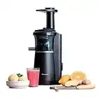 Panasonic Slow Juicer MJ-L501KXE Entsafter (Entsafter für Obst/Gemüse, Saftpresse, Sorbet Herstellung, Entsafter elektrisch, 150 W, schwarz)