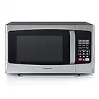 Toshiba 800w 23L Microwave Oven with Digital Display, Auto Defrost, One-Touch Express Cook, 6 Pre-Programmed Auto Cook Settings, and Easy Clean - Stainless Steel - ML-EM23P(SS)