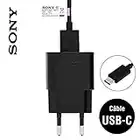 vall Originale Chargeur Sony + Cable UCB20 Type C pour Sony Xperia XZ Premium