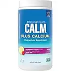 Natural Vitality Calm, Magnesium Citrate & Calcium Supplement, Drink Mix Powder Supports a Healthy Response to Stress, Gluten Free, Vegan, & Non-GMO, Raspberry Lemon, 16 Oz