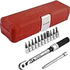 EPAuto 1/4 Inch Dive Click Torque Wrench Bicycle/Bike Maintenance Kit Tool Set, 2 to 20 Nm