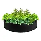 Planter Garden Bed Bag, 100Gallon Fabric Flower Raised Bed Garden Grow Bags Fabric Pots Breathable Planting Container for Herb Flower Vegetable Plants