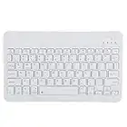 Bewinner Tastiera in Lega di Alluminio, Wireless Keyboard 80 Tasti Tastiera Bluetooth Ultra Sottile da 10 Pollici Compatibile con Windows/Android/iOS per iPad, Smart Phone, Tablet