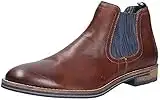 LLOYD Herren Stiefeletten Dario, Männer Chelsea Boots,Normalweit,Kurzstiefel,uebergangsschuhe,uebergangsstiefel,Business,büro,Cognac,44 EU / 9.5 UK