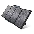 ECOFLOW Panneau Solaire Portable 160W pour Centrale Électrique, Chargeur Solaire Pliable Pouvant être Chaîné avec Support Réglable, Indice d'Étanchéité IP67, pour l'Extérieur, en Camping