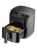 Proscenic T20 Friggitrice ad Aria, 3,5L Air Fryer Display Touch, Funzioni Preriscaldamento/Programmi/Senza BPA e PFOA per Patatine Fritte/Carni