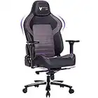 Big and Tall 440lb Gaming Chair Metal Base Memory Foam Lumbar/Seat Cushion & 4D Adjustable Arms Swivels & Reclines Ergonomic High-Back Racing Computer Desk Office Chair