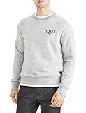 Dockers Original Crewneck Sweatshirt, Sudadera para Hombre, Heather Grey + Rockers Logo, XL