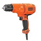 BLACK+DECKER Corded Drill, 5.5-Amp, 3/8-Inch (DR260C)