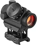 LUXJUMPER Red Dot Sight 3-4 MOA Reflex Micro Red Dot Gun Sight 1X 22m Red Dot Rifle Scope with 1 inch Riser Mount