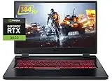 Acer 2022 Nitro 5 17.3" FHD IPS 144Hz Gaming Laptop, 12th Intel i5-12500H(12 Core, up to 4.5GHz), GeForce RTX 3050, 32GB RAM 1TB PCIe SSD, Backlit KB, Thunderbolt 4, Windows 11, w/GM Accessories