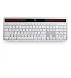 Logitech Wireless Solar Keyboard for Mac, Full Size, Silver