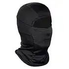 Achiou Balaclava Face Mask UV Protection for Women Sun Hood Tactical Lightweight Ski Motorcycle Running Riding Black