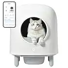 Petree 100% Safe Self Cleaning Cat Litter Box - The Game Changer for Cat Owners, Latest Model Automatic Cat Litter Box with APP Control, Odor Removal, Large Space for Multiple Cats [1-Year Warranty]
