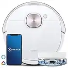 ECOVACS Deebot T8 Pure Robot Aspirador y fregona (tecnología TrueDetect 3D Inteligente para Evitar Objetos, navegación láser precisa dTof, 180 min, Limpieza Completa Personalizada, Wi-Fi/Alexa/App)