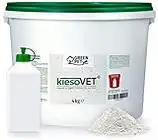 GreenPet KiesoVet Gur per polli 4 kg – Terra diatomea pura naturale con bottiglia di polvere nel secchio, polvere di silice, prodotto naturale per polli, polli e pollame