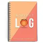 Workout Planner for Daily Fitness Tracking & Goals Setting (A5 Size, 6” x 8”, Peachy Pink), Men & Women Home & Gym Training Diary by Workout Log Gym