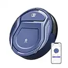 OKP K2 Robot Vacuum Cleaner, 2100Pa Strong Suction Robotic Vacuums, Smart Self Charging robot hoover for Pet Hair, Logical Route Planning and Real-time Mapping, Cleans Hard Floors to Low-Pile Carpets