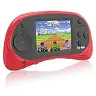 Kids Handheld Games 16 Bit Retro Video Games Console with 220 HD Electronic Games - 2.5'' LCD Portable Travel Games Entertainment Gifts for Boys Girls Ages 4-12 (Classic Red)