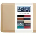 Sky Solutions Anti Fatigue Mat - Cushioned Comfort Floor Mats for Kitchen, Office & Garage - Padded Pad for Office - Non Slip Foam Cushion for Standing Desk (20x39x3/4-Inch, Natural Beige)