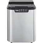 Danby DIM2500SSDB Portable Ice Maker, Countertop Ice Machine Makes 25 lbs of Ice A Day,LED Controls & Self-Clean Mode