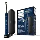 Philips Sonicare ProtectiveClean 5100 HX6851/53 - Spazzolino sonico con 3 programmi di pulizia, controllo della pressione, timer e custodia da viaggio - Blu