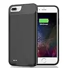 JERSS,Battery Case for iPhone 6 Plus6S Plus7 Plus8 Plus (5.5 inch), Upgraded 10000mAh Slim Portable Rechargeable Battery Pack Charging Case Compatible Extended Battery Charger Case (Black),FYT-B58