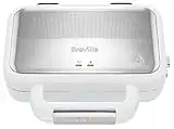 Breville DuraCeramic Sandwichmaker mit tiefen Platten | Sandwichtoaster für 2 Scheiben [VST074X]