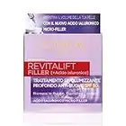 L'Oréal Paris Crema Viso Giorno Revitalift Filler, Azione Antirughe Rivolumizzante con Acido Ialuronico Micro-filler, SPF 50, 50 ml