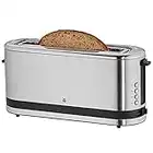 WMF Küchenminis Toaster Langschlitz mit Brötchenaufsatz, 2 Scheiben, XXL, Bagel-Funktion, 7 Bräunungsstufen, 900W, Toaster edelstahl matt