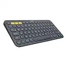 Logitech K380 Tastiera Bluetooth Multidispositivo per Windows, Apple iOS, ‎Bluetooth Wireless, Design Compatto, PC/Mac/Laptop/Smartphone/Tablet, Layout Italiano ‎QWERTY, Nero