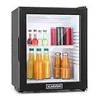 Klarstein Mini Frigo de Chambre de 32L pour Snacks et Boissons, Petit Frigo Top Silencieux, Mini Bar, Petit Réfrigérateur Camping, Mini Frigo Cosmetique, Refrigerateur avec Étagères Réglables, 12-18°C