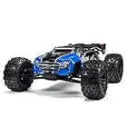 ARRMA RC Truck 1/8 KRATON 6S V5 4WD BLX Speed Monster Truck mit Spektrum Firma RTR, blau, ARA8608V5T2